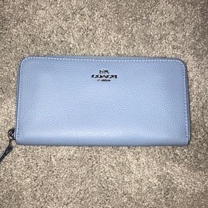 Coach zip around wallet
